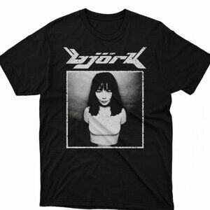 Vintage Unisex Bjork Logo T-Shirt